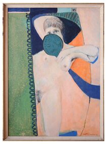 Oil Painting, Judith Nude, 1974