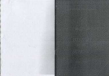 Book, The History of Ormiston Girls' School 1849-1964