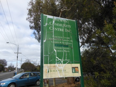 Photograph - 412 Whitehorse Road, (Balwyn Community Centre), On The Street Where You Live Project