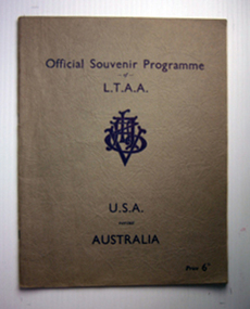 Tournament Programme, 1932