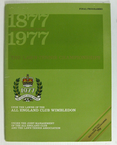 Tournament Programme, 1977