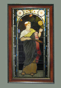 Stained glass panel, Circa 1873