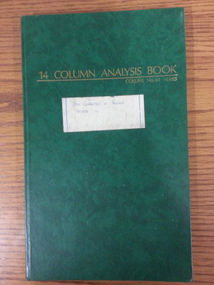 Book, Financial Ledger Deaf Committee of Victoria 1973-1978