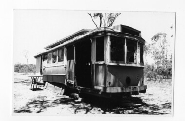 Photograph, Bendigo Tram number 6, Single truck combination, scrapped 1956