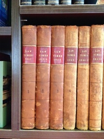 Journal series, Law Times, The law reporter : the law times : reports containing all the cases argued and determined in the House of Lords, the Privy Council, the Court of Appeal in Chancery, the Rolls Courts, V. C. Kindersley's Court, V. C. Stuart's Court, V. C. Wood's Court, the court of Queen's Bench, the court of Common Bench, the court of Exchequer, the Bail Court, the Exchequer Chamber, the court for Crown cases reserved, the Probate Court, the court for divorce and matrimonial cases, the Admiralty Court, the Bankruptcy Court, the Insolvency Court, at Nisi Prius, Maritime law cases, together with a selection of cases of universal application decide in the Superior Courts in Ireland and in Scotland, [1860]
