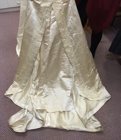 Skirt, Part Wedding Dress, 1890s