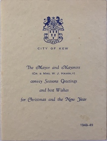 Greeting Card from the City of Kew