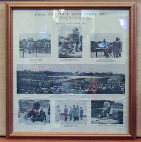 Framed photographs, Formal Surrender of the Japanese Army
