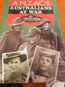 hard cover non-fiction book, Reed Books, ANZACS, Australians at War, 1991