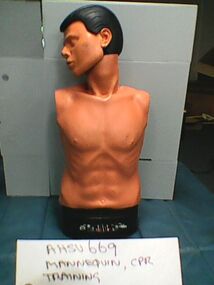 Mannequin, CPR training, Ambu, Circa 1985
