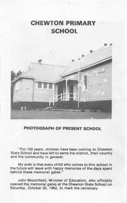 Book, Chewton Primary School: 100 Year anniversary