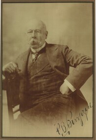 Photograph - Portrait of P B Burgoyne, c1900
