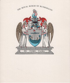 Card - Image, The Royal Burgh of Rutherglen, c1974