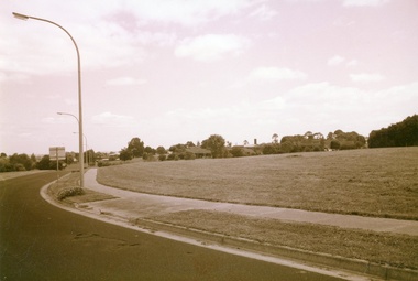Photograph, Colanda Grounds - Main Ring road looking down at Eagle, Finch and Dove units
