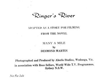 Ringer's River Album Title page