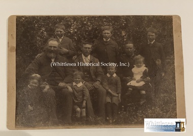 Photograph, Karl Wuchatsch and family of Nyora, Vic, c. 1892