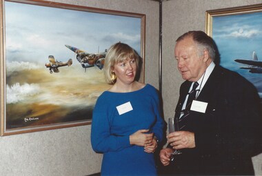 Photograph - Photo, Launch of Legacy Week - 3rd September 1990 - Aviation art exhibition, 1990
