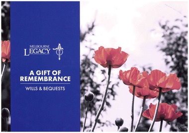 Document, A Gift of Remembrance: Wills & Bequests, 2020
