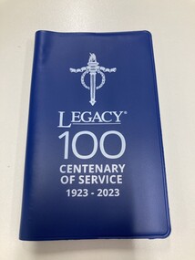 Book, Legacy 100. Centenary of Service 1923-2023. Diary, 2023