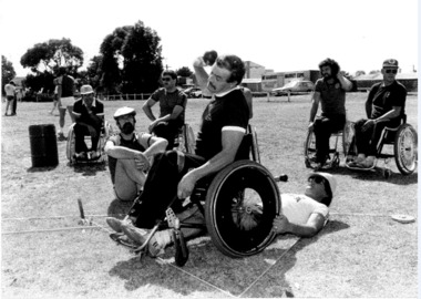 Photograph, Photo from Mt Gambier Games, likely circa mid 1980s, 1980s