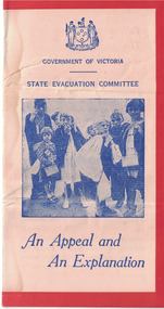Evacuation and billeting of children World War II.