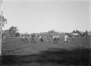Photograph, Football Match at Maddingley Park Bacchus Marsh 1900s