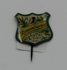 Badge - RSL ANZAC Badge, 1940 RSL ANZAC Day badge