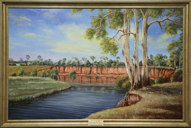 Painting, Angela Comben, Werribee River, 1995