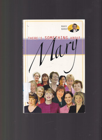 Book, Mary Banotti, There's something About Mary: Conversation with Irish women politicians, 2008