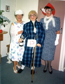 Photograph, Faye Lamb, Heidelberg Golf Club: Ladies' Christmas celebrations1992: Fancy dress, 1992