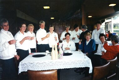Photograph, Heidelberg Golf Club: Ladies' second pennant team 1994 at Amstel, 1994