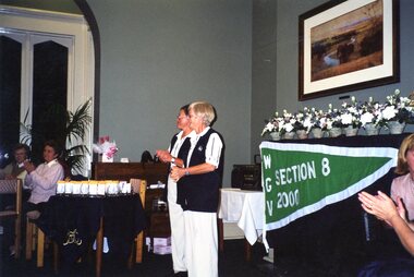 Photograph, Heidelberg Golf Club: Ladies' Section 8 pennant winners 2000, cocktail party, 2000