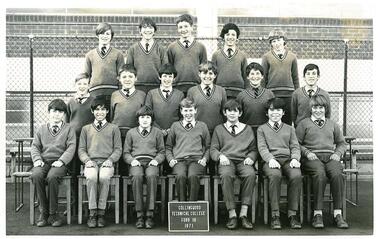Photographs: Collingwood Technical School 1971 Form 1 classes