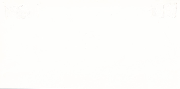 Blank white rectangle with faint marks in top right and left corners