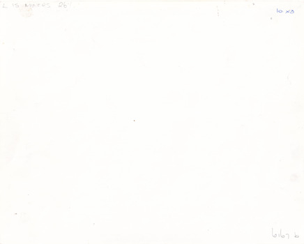 Rear of the reproduction photograph. 
