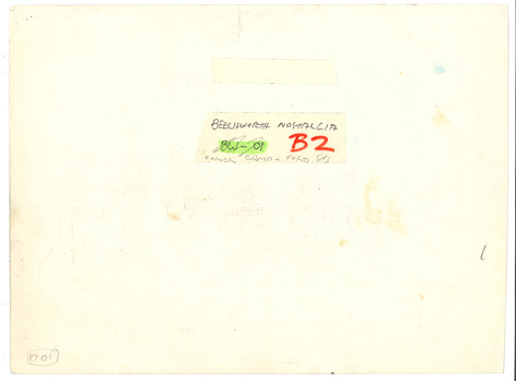 The reverse side of this drawing. 