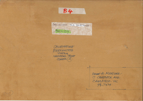 Reverse of this drawing. 
