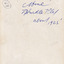 Blank paper with 83/ 97.2504 written in pencil and The Wallaby Mine Hurdle Flat about 1925 written in pen