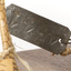 Californian Scrib Wren / Californian Quail standing on wooden mount facing forward