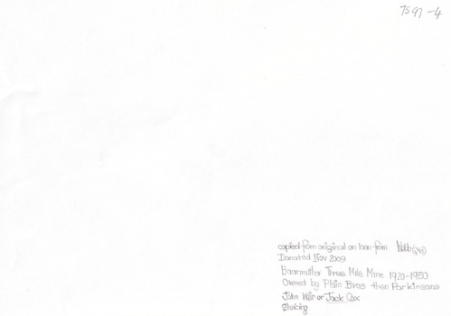 Reverse side of the photograph (see transcript)
