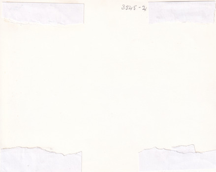 card of the back of the photograph with the number '3545-2' written along the top edge