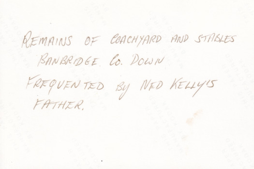 White background with handwritten inscription