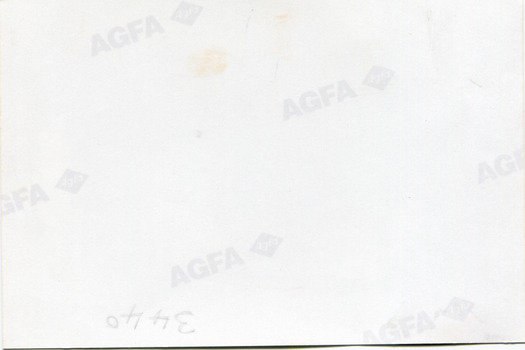 Reverse of a photograph printed on gloss photographic paper