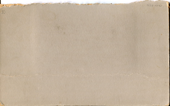 Back of mounted photograph, blank.
