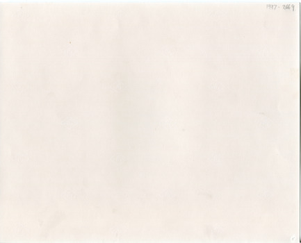 Back of photograph, blank