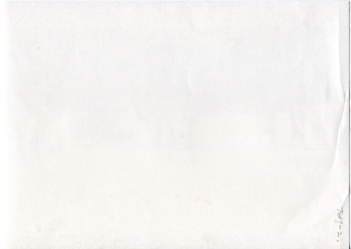 Rear of a photograph