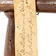 close up of swing-tag, see transcript