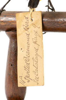 close up of swing-tag, see transcript