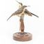 Two eastern spinebills on a stand. Left view