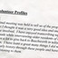 Typed text paragraph called 'Museum Volunteer Profiles: Pat White'